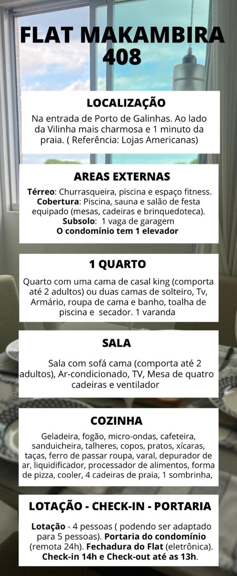Апартаменти Flat Makambira 408 Порту-ді-Галіняс Екстер'єр фото